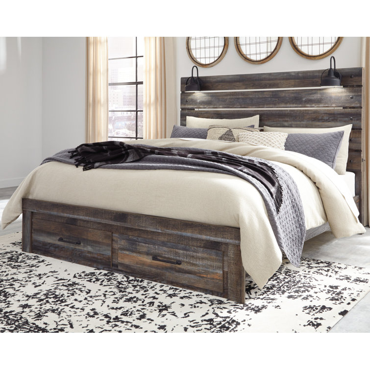 Foundstone™ Drea Full / Double Low Profile Storage Standard Bed